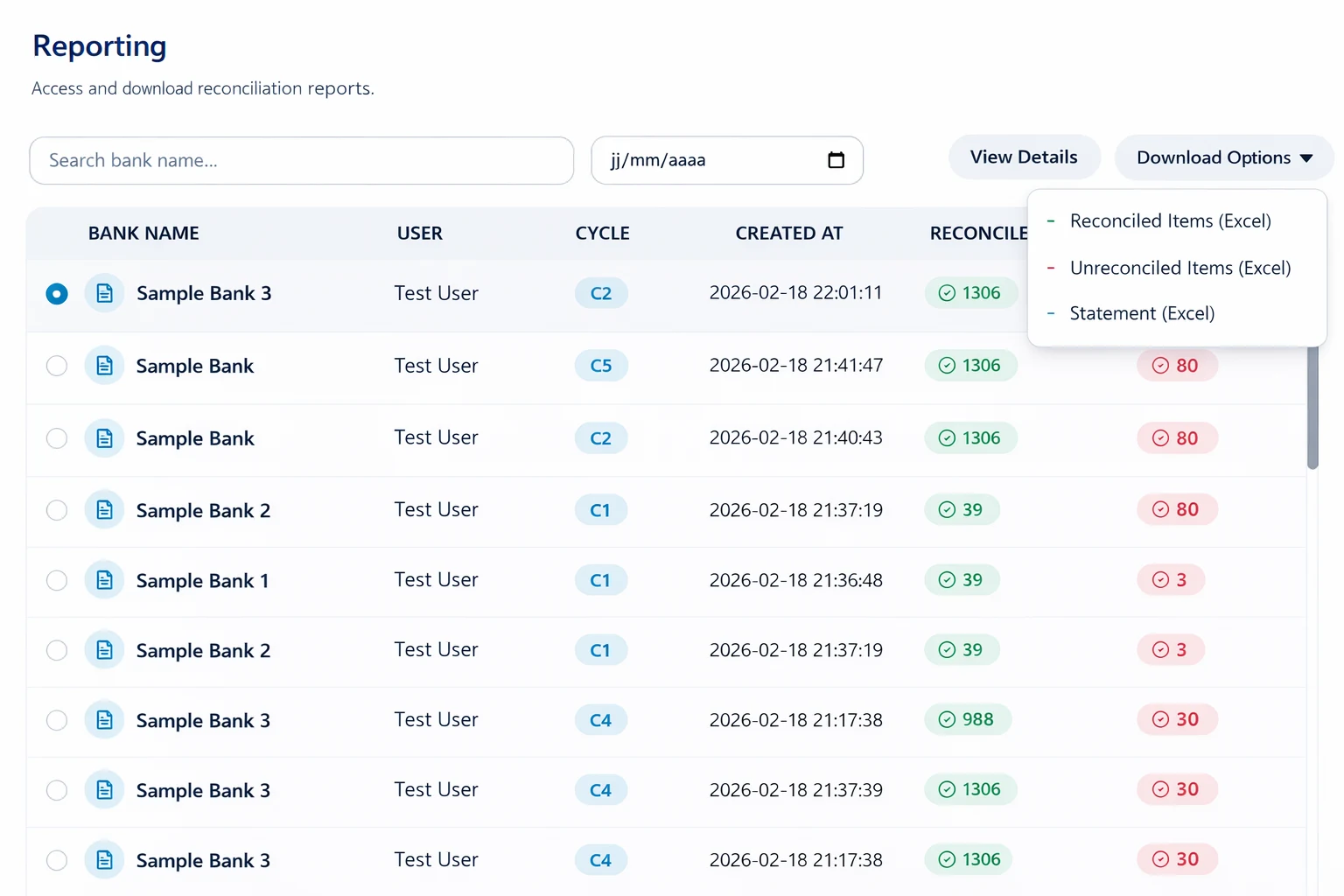 Aidfine reporting library